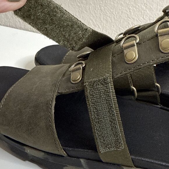 Sorel Torpeda Carly Nori Camo Gladiator Sandal Women's Size 8 Army Green - Picture 7 of 16
